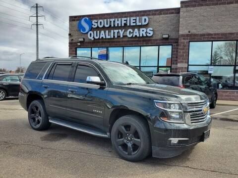 2016 Chevrolet Tahoe for sale at SOUTHFIELD QUALITY CARS in Detroit MI