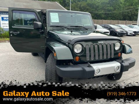 2010 Jeep Wrangler Unlimited for sale at Galaxy Auto Sale in Fuquay Varina NC