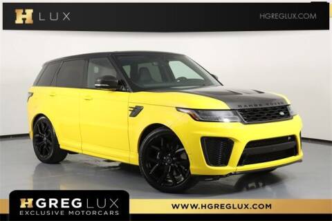 2022 Land Rover Range Rover Sport for sale at HGREG LUX EXCLUSIVE MOTORCARS in Pompano Beach FL