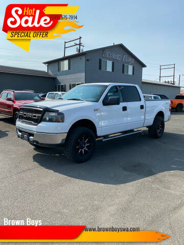 2008 Ford F-150 for sale at Brown Boys in Yakima WA