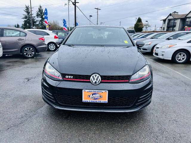 2015 Volkswagen Golf GTI for sale at Lang Autosports in Lynnwood, WA