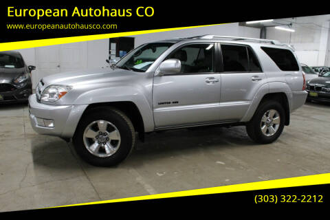 2004 Toyota 4Runner for sale at European Autohaus CO in Denver CO