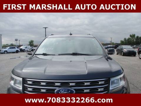 2017 Ford Explorer for sale at First Marshall Auto Auction in Harvey IL