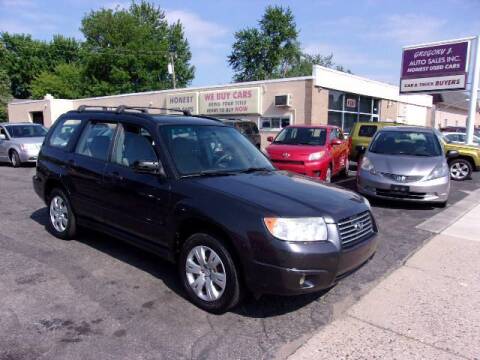 2008 Subaru Forester for sale at Gregory J Auto Sales in Roseville MI