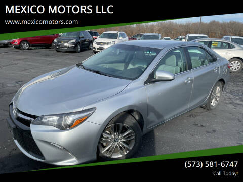2017 Toyota Camry for sale at MEXICO MOTORS LLC in Mexico MO