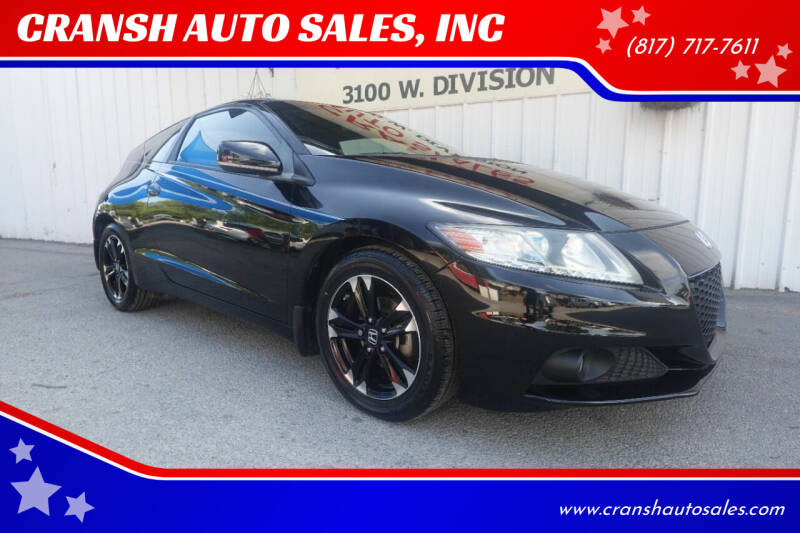 2015 Honda CR-Z for sale at CRANSH AUTO SALES, INC in Arlington TX