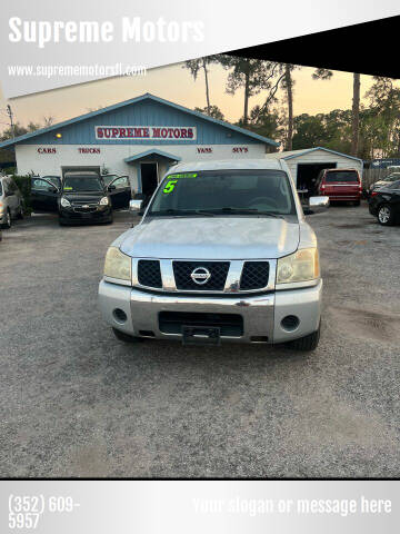 2005 Nissan Titan for sale at Supreme Motors in Leesburg FL