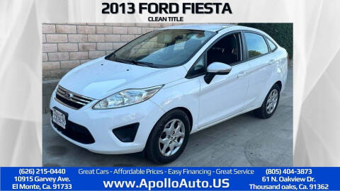 2013 Ford Fiesta for sale at Apollo Auto El Monte in El Monte CA