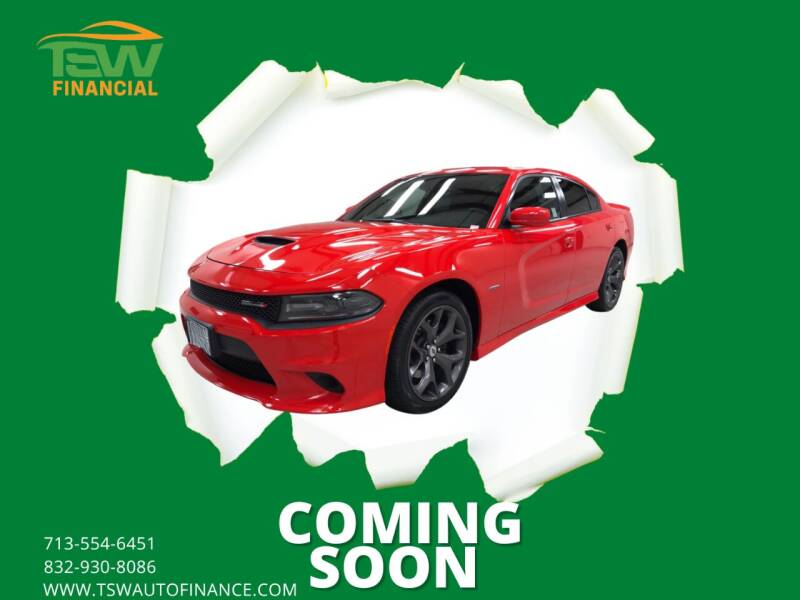 2019 Dodge Charger for sale at TSW Financial, LLC. in Houston TX