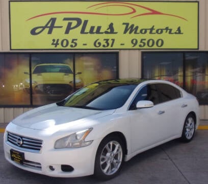 2012 Nissan Maxima for sale at A Plus Motors in Oklahoma City OK