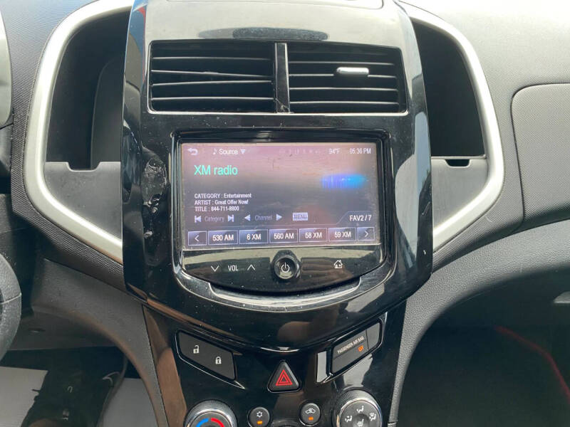 2016 Chevrolet Sonic RS Auto