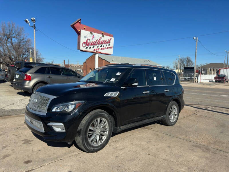 2015 Infiniti QX80 for sale at Southwest Car Sales in Oklahoma City OK