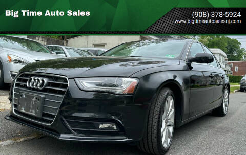 2013 Audi A4 for sale at Big Time Auto Sales in Vauxhall NJ