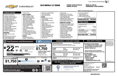 2019 Chevrolet Impala LT