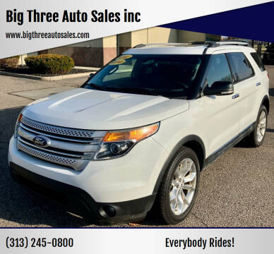 2015 Ford Explorer for sale at Big Three Auto Sales inc in Detroit MI