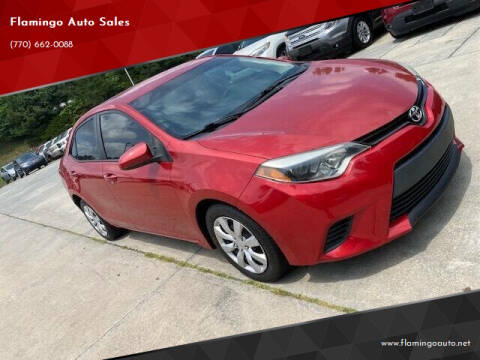 2014 Toyota Corolla for sale at Flamingo Auto Sales in Norcross GA