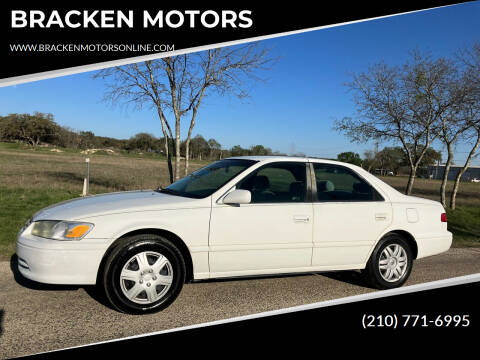 2001 Toyota Camry for sale at BRACKEN MOTORS in San Antonio TX