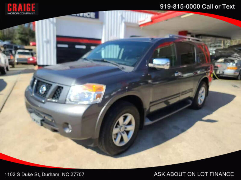 2012 Nissan Armada for sale at CRAIGE MOTOR CO in Durham NC