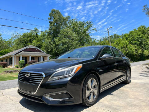 2016 Hyundai Sonata Hybrid for sale at Cobb Luxury Cars in Marietta GA