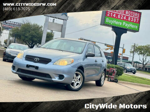 2006 Toyota Matrix for sale at CityWide Motors in Garland TX