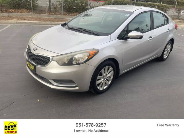 2015 Kia Forte for sale at BEST Auto Group in Corona, CA