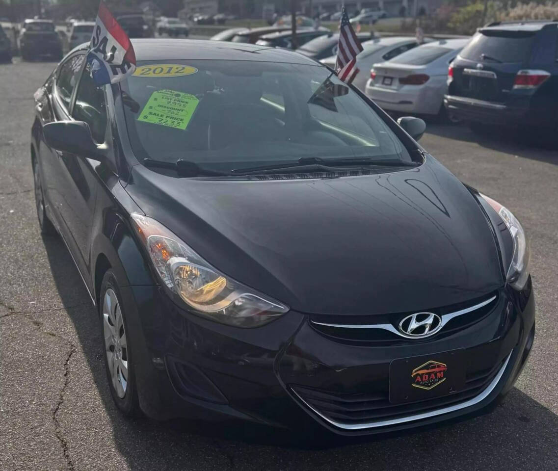 2012 Hyundai ELANTRA for sale at Adam Auto Sales Inc in Berlin, CT