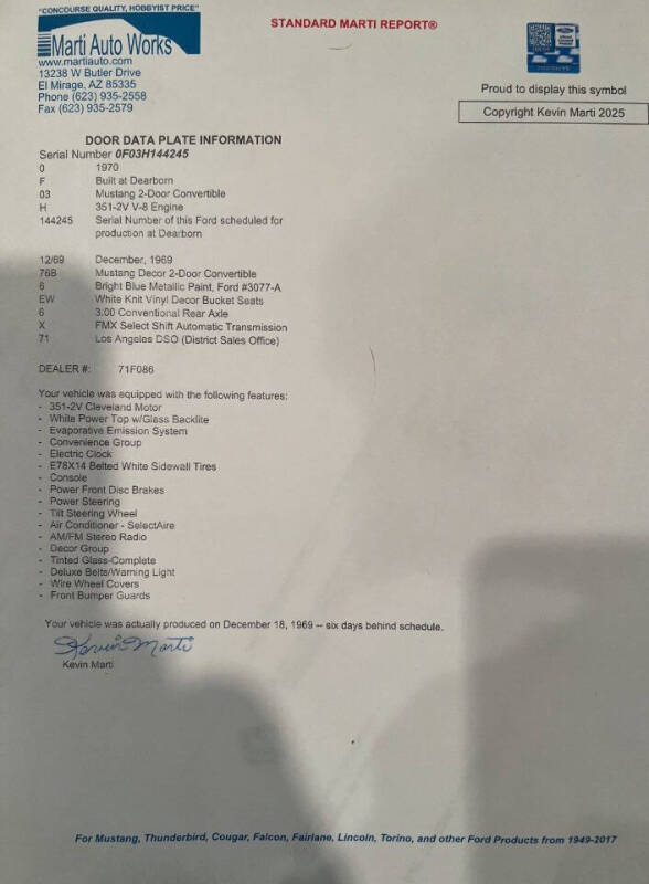 1970 Ford Mustang