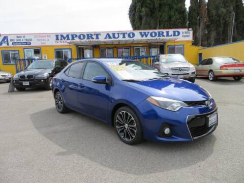 2014 Toyota Corolla for sale at Import Auto World in Hayward CA