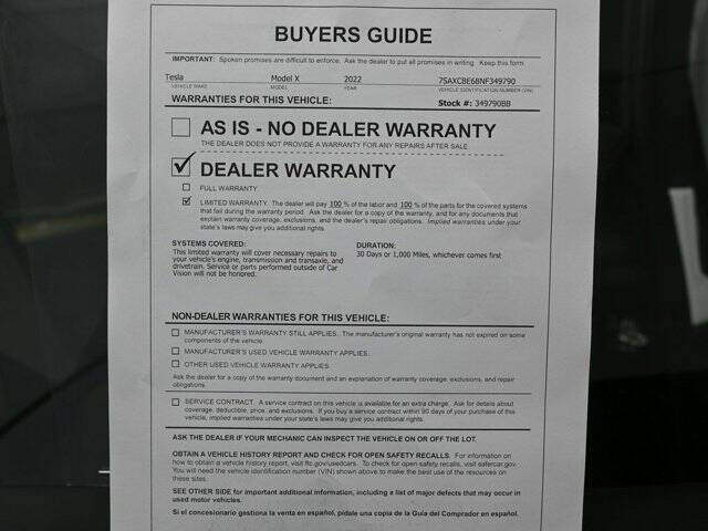 2022 Tesla Model X Plaid