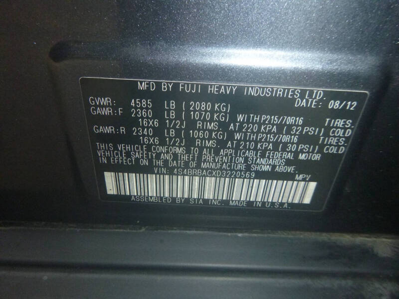 2013 Subaru Outback 2.5i