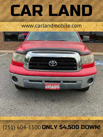 2008 Toyota Tundra for sale at CAR LAND in Mobile AL