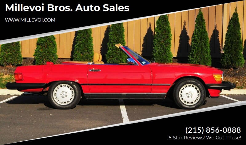 1987 Mercedes-Benz 560-Class for sale at Millevoi Bros. Auto Sales in Philadelphia PA