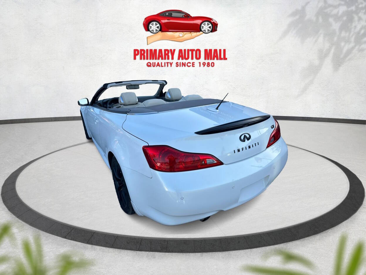 2012 INFINITI G37 Convertible for sale at Primary Auto Mall in Fort Myers, FL