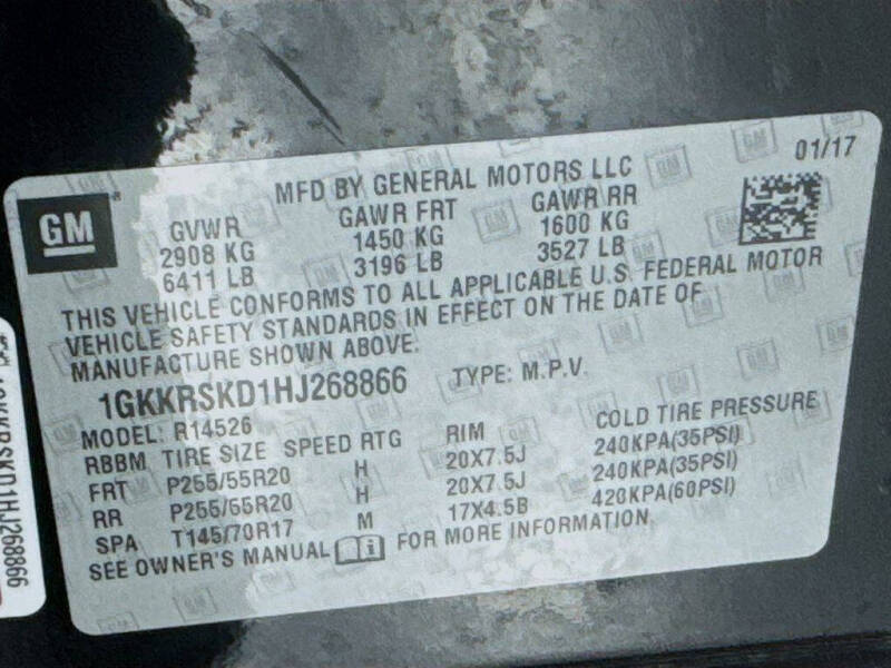 2017 GMC Acadia Limited