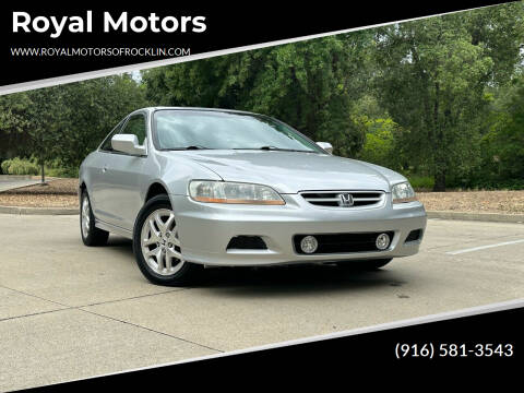 2001 Honda Accord for sale at Royal Motors in Rocklin CA