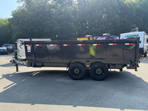 2026 Hillcrest Trailers 7X16 17600 GVWR DUMP TRAILER -