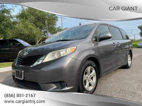 2011 Toyota Sienna for sale at Car Giant in Pennsville NJ