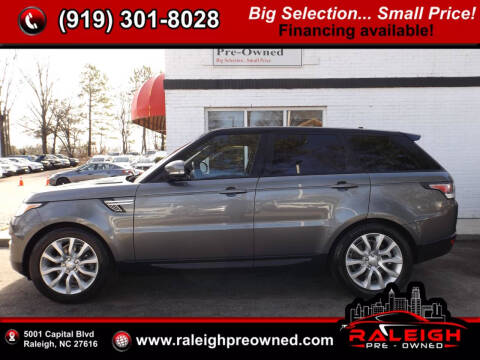 2016 Land Rover Range Rover Sport for sale at Raleigh Pre-Owned in Raleigh NC