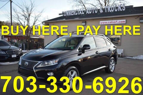 2015 Lexus RX 350 for sale at Commercial Auto & Trucks in Manassas VA