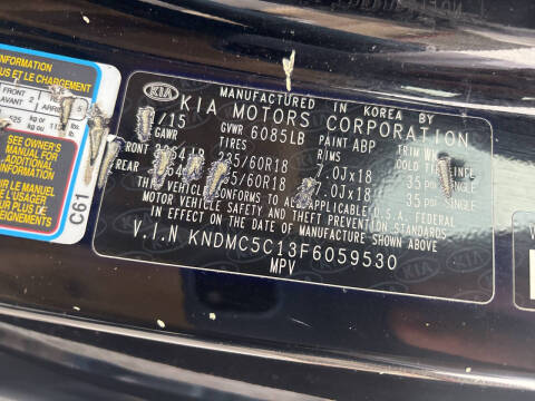 2015 Kia Sedona SX