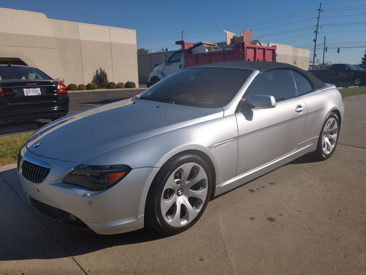 Silver 2005 BMW 6 Series 645Ci Convertible 645Ci 2dr Convertible 2