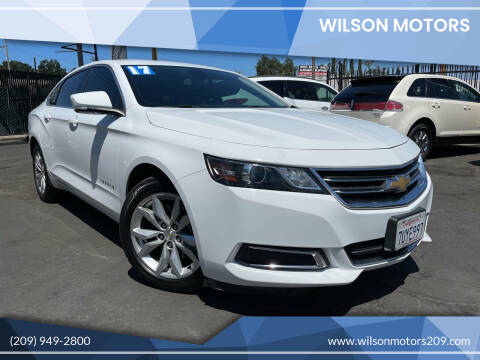2017 Chevrolet Impala for sale at WILSON MOTORS in Stockton CA