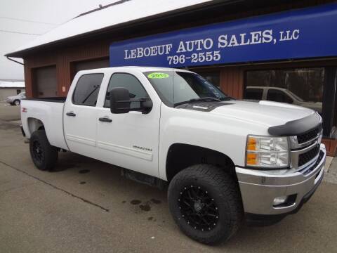 2013 Chevrolet Silverado 2500HD for sale at LeBoeuf Auto Sales in Waterford PA