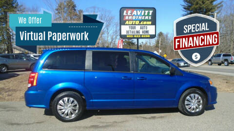 2013 Dodge Grand Caravan for sale at Leavitt Brothers Auto in Hooksett NH