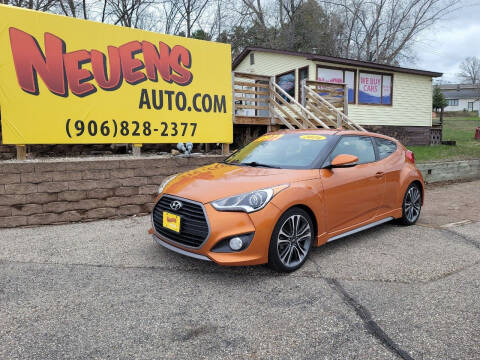 2016 Hyundai Veloster for sale at Neuens Auto Sales in Iron Mountain MI