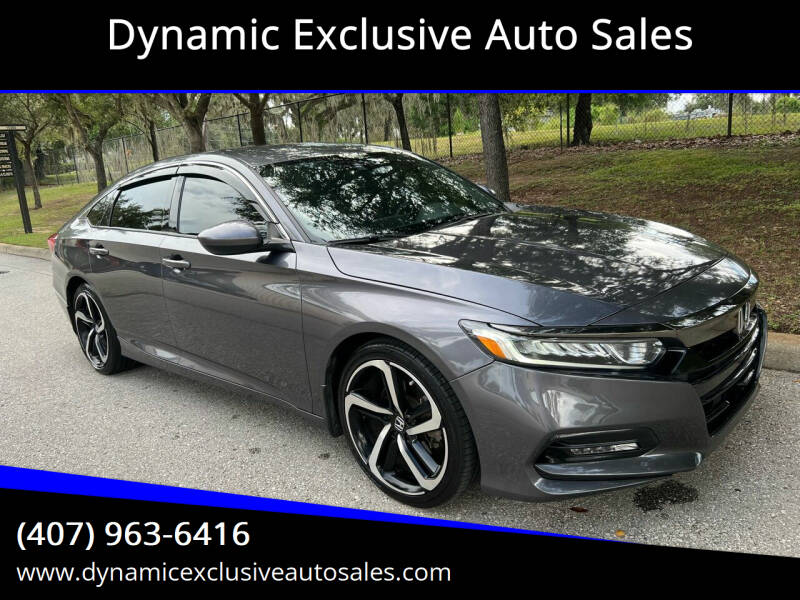 2020 Honda Accord for sale at Dynamic Exclusive Auto Sales in Clermont FL