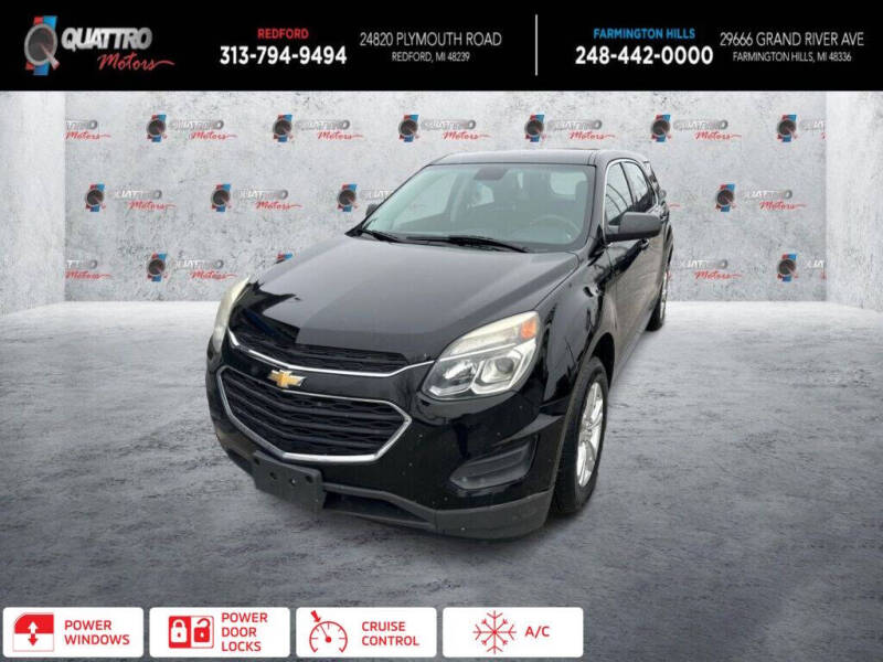 2017 Chevrolet Equinox for sale at Quattro Motors 2 in Farmington Hills MI