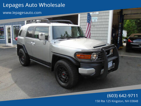 2010 Toyota FJ Cruiser for sale at Lepages Auto Wholesale in Kingston NH