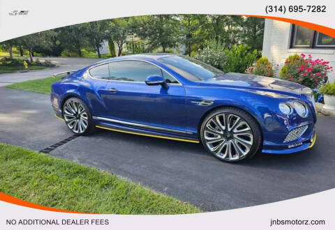 2013 Bentley Continental for sale at JNBS Motorz in Saint Peters MO