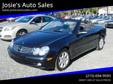 2004 Mercedes-Benz CLK for sale at Josie's Auto Sales in Gilbertsville PA